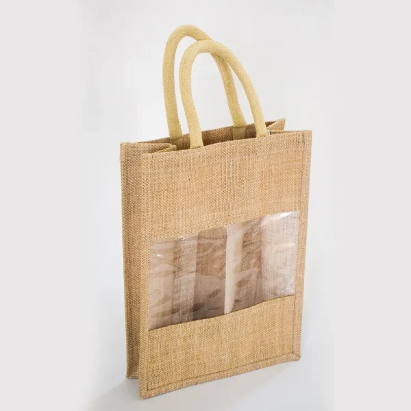 Wine Bag Natural Jute Color